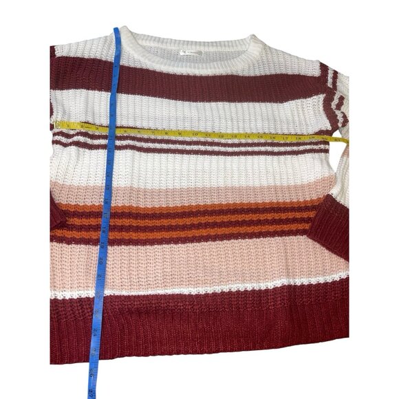 KIRUNDO Women's Size Medium Striped Sweater - Picture 6 of 11